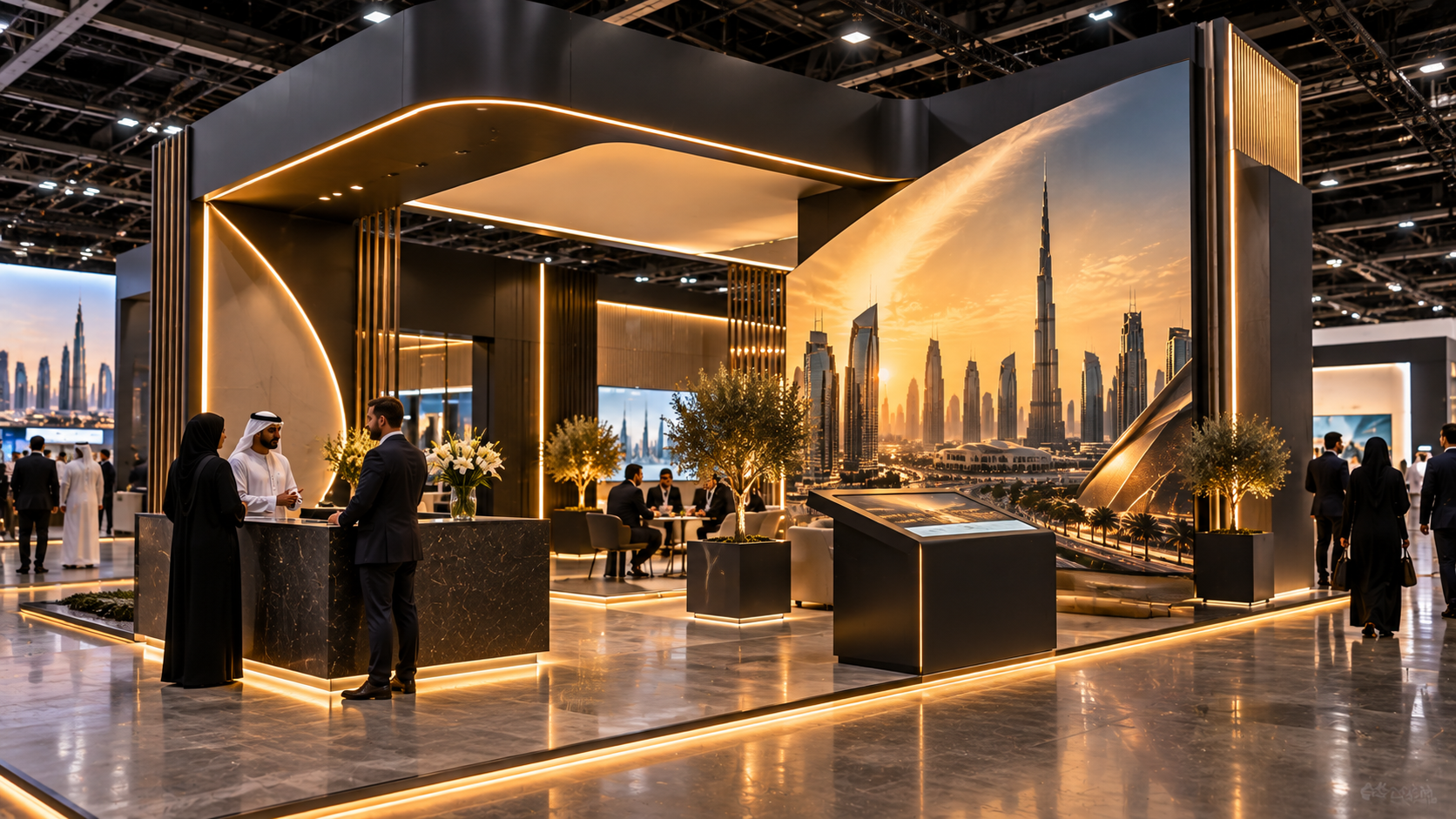 Exhibition stand backdrops