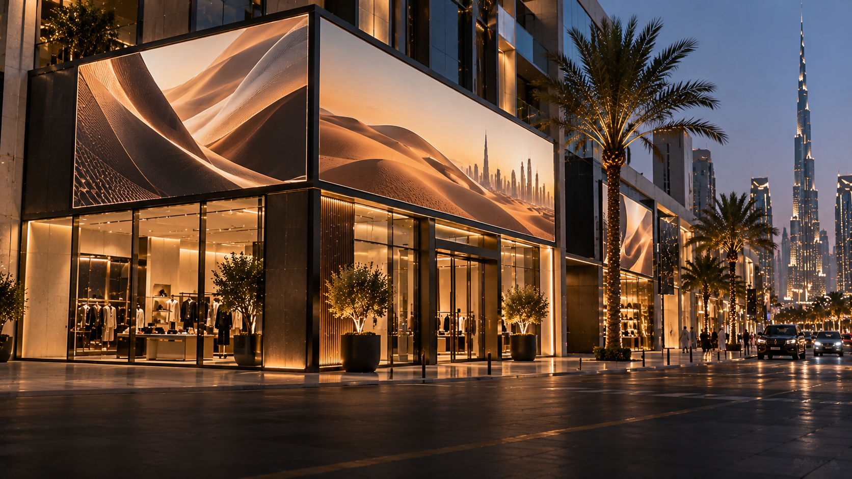 Signage and hoardings installation